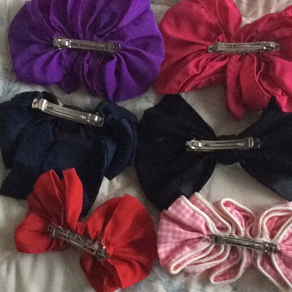 Retro Bow barrettes - Picture 4 of 5